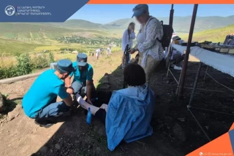 Սուրբ Հովհաննես մատուռի ճանապարհին քաղաքացին ընկել և վնասել է ոտքը