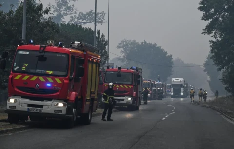 Severe air pollution recorded in France's wildfire zones