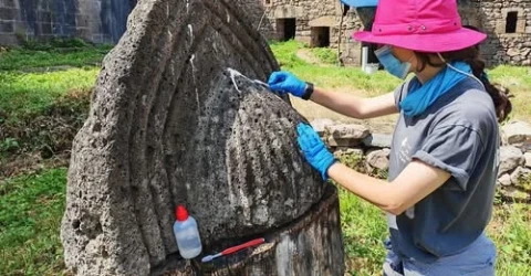 Medieval spring discovered in Big Desert of Tatev Armenian monastery (VIDEO)