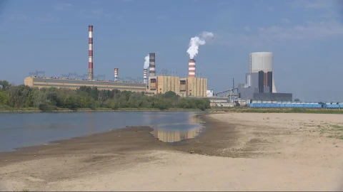 В Польше из-за засухи уровень реки Висла приблизился к историческим минимумам