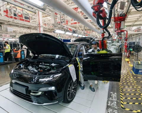 Chinese electric vehicles captured a record 14.2% of the Western European market