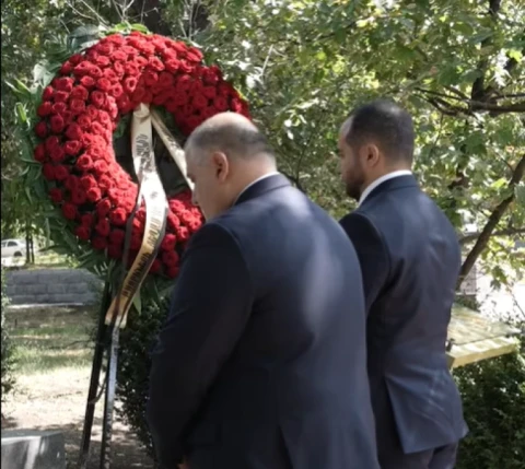 Opposition "Strong Armenia" Faction MPs honor victims of Assyrian genocide in Ottoman Empire