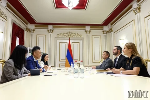 Armenian parliament speaker to Chinese ambassador: Armenia-China relations developing at strategic partnership level