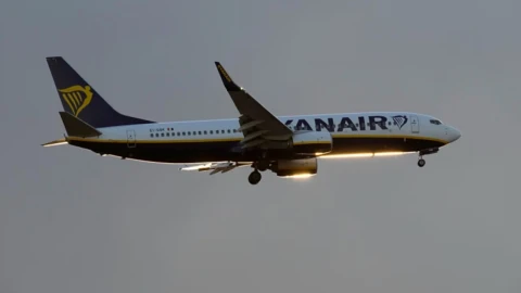 Деталь двигателя самолета Ryanair разбила иллюминатор, в который затянуло голову пассажира