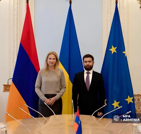 Ваан Костанян встретился с вице-спикером Верховной рады Украины