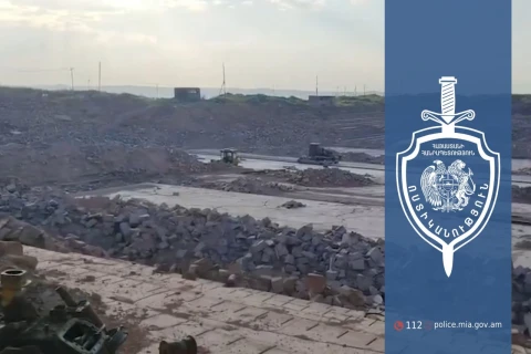 Полицейские Артика задержали лиц, совершавших кражи на каменных карьерах