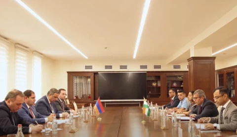 Armenia, India defense chiefs discuss technico-military cooperation (VIDEO)
