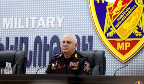 Арам Ованнисян провел совещание с личным составом Военной полиции Минобороны Армении