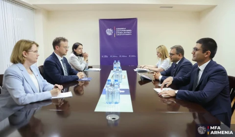 Armenia deputy FM, Germany lawmaker discuss bilateral agenda matters