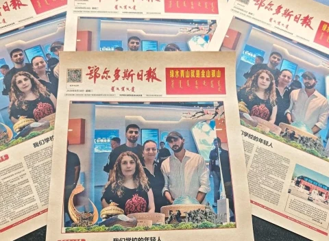 NEWS.am Delegation Visits Ordos Convergence Media Center in Inner Mongolia