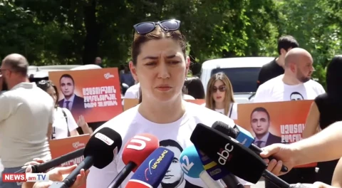 Супруга координатора «Аякве» Аветика Чалабяна: Дело полностью сфабриковано, это политическое преследование