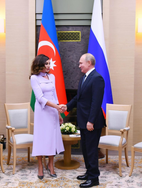 Путин и Лукашенко поздравили жену Алиева с днём рождения