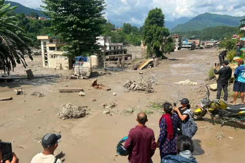 More than 290 foreign tourists missing in Nepal flash floods