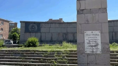 В одном из городов Армении будет перенесён мемориал героям Великой Отечественной войны