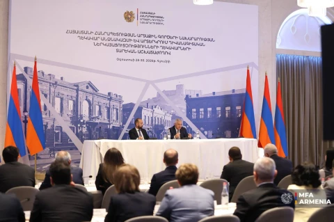 Մհեր Գրիգորյանը դեսպանների հետ քննարկել է ԹՐԻՓՓ-ի իրագործման ուղղությամբ տարվող աշխատանքները
