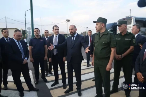 ԱԳՆ ղեկավար կազմը դեսպանների հետ այցելել է Հայաստան-Թուրքիա սահմանի «Մարգարա» անցակետ