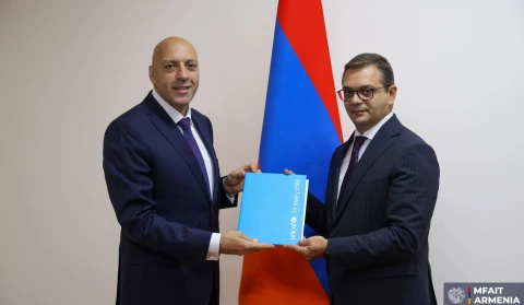 Հայաստանում ՄԱԿ Մանկական հիմնադրամի նորանշանակ ներկայացուցիչն իր հավատարմագրերն է հանձնել ՀՀ ԱԳՄԱ նախարարի տեղակալին