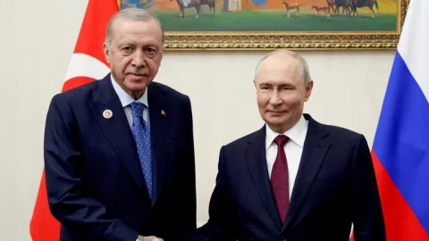 Эрдоган назвал встречу с Путиным в Бишкеке плодотворной