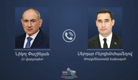 Փաշինյանը Թուրքմենստանի նախագահին հրավիրել է Հայաստան. հրավերն ընդունվել է