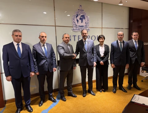 ՔԿ նախագահ Արթուր Պողոսյանը Չինաստանում հանդիպել է Ինտերպոլի գլխավոր քարտուղարին. քննարկել են համագործակցության խորացումը