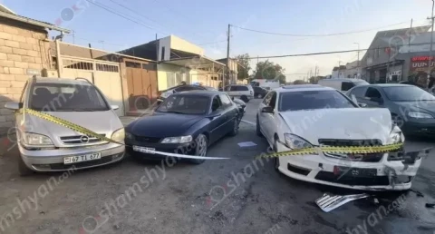 Շղթայական ավտովթար՝ Արարատի մարզում․ Այնթապում բախվել է 4 ավտոմեքենա, կա վիրավոր