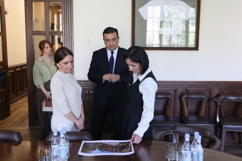 Ժաննա Անդրեասյանին ներկայացվել է «Զինվորի տան» տարածքում կրթական կենտրոն ստեղծելու նախագիծ