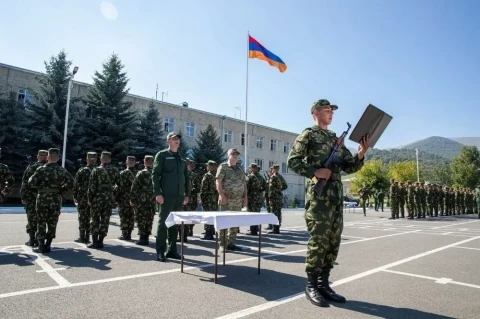 ԱԱԾ սահմանապահ զորքերում տեղի է ունեցել նորակոչիկ զինծառայողների երդման արարողություն