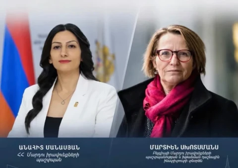 Անահիտ Մանասյանը Բրյուսելում հանդիպել է Բելգիայի Մարդու իրավունքների պաշտպանության և խթանման դաշնային ինստիտուտի տնօրենի հետ