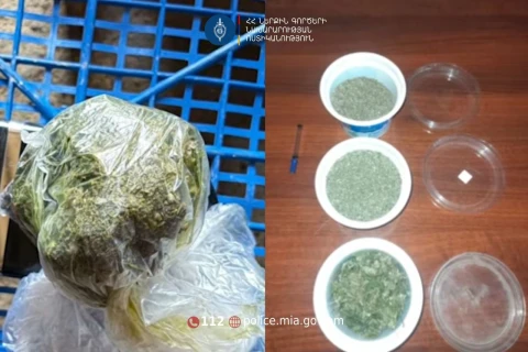 Շիրակի ոստիկաններն առգրավել է 1,5 կգ մարիխուանա, կանեփի սերմ ու բույսեր․ երկու անձ ձերբակալված է (վիդեո)