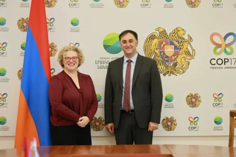 ՇՄ նախարարի տեղակալը և ՄԹ դեսպանը քննարկել են COP17-ի նախապատրաստական աշխատանքները