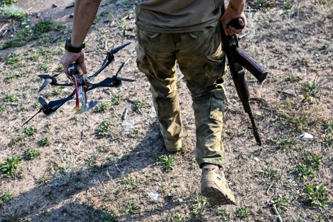 Обломки сбитого беспилотника упали в Абхазии у границы с Россией