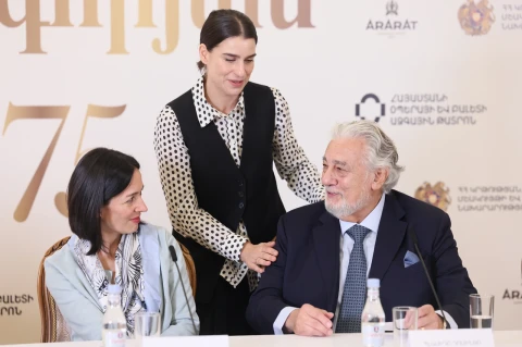 Պլասիդո Դոմինգոն, Գեղամ Գրիգորյանի դուստրը և որդին՝ օպերայի բեմում․ հոբելյանական համերգ