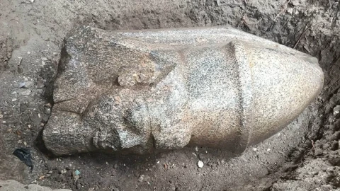 Обычный египетский земледелец случайно обнаружил две гигантские статуи эпохи Рамсеса II