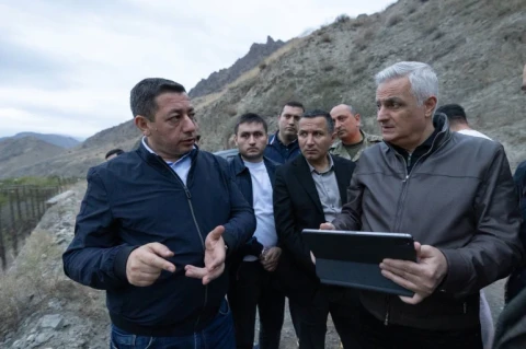 Մհեր Գրիգորյանն ու Դավիթ Խուդաթյանն այցելել են Սյունիք՝ TRIPP-ի աշխատանքների մեկնարկն ու հետագա ընթացքը տեղում քննարկելու համար