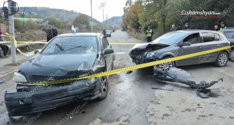 Վանաձորում բախվել են 2 «Opel»-ները․ 19–ամյա երիտասարդին տեղափոխել են հիվանդանոց