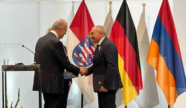 Armenia PM awarded Germany’s Hessian Peace Prize for peacemaking efforts