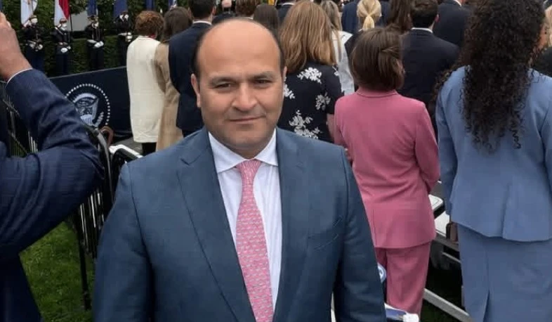 Armenia ambassador to US attends official White House reception