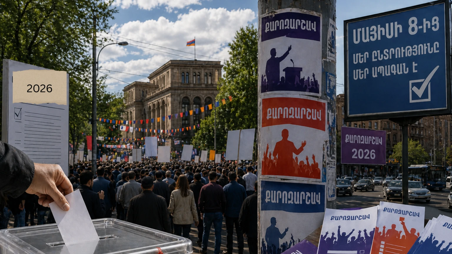 Newspaper: How political forces will launch their Armenia parliament election campaign