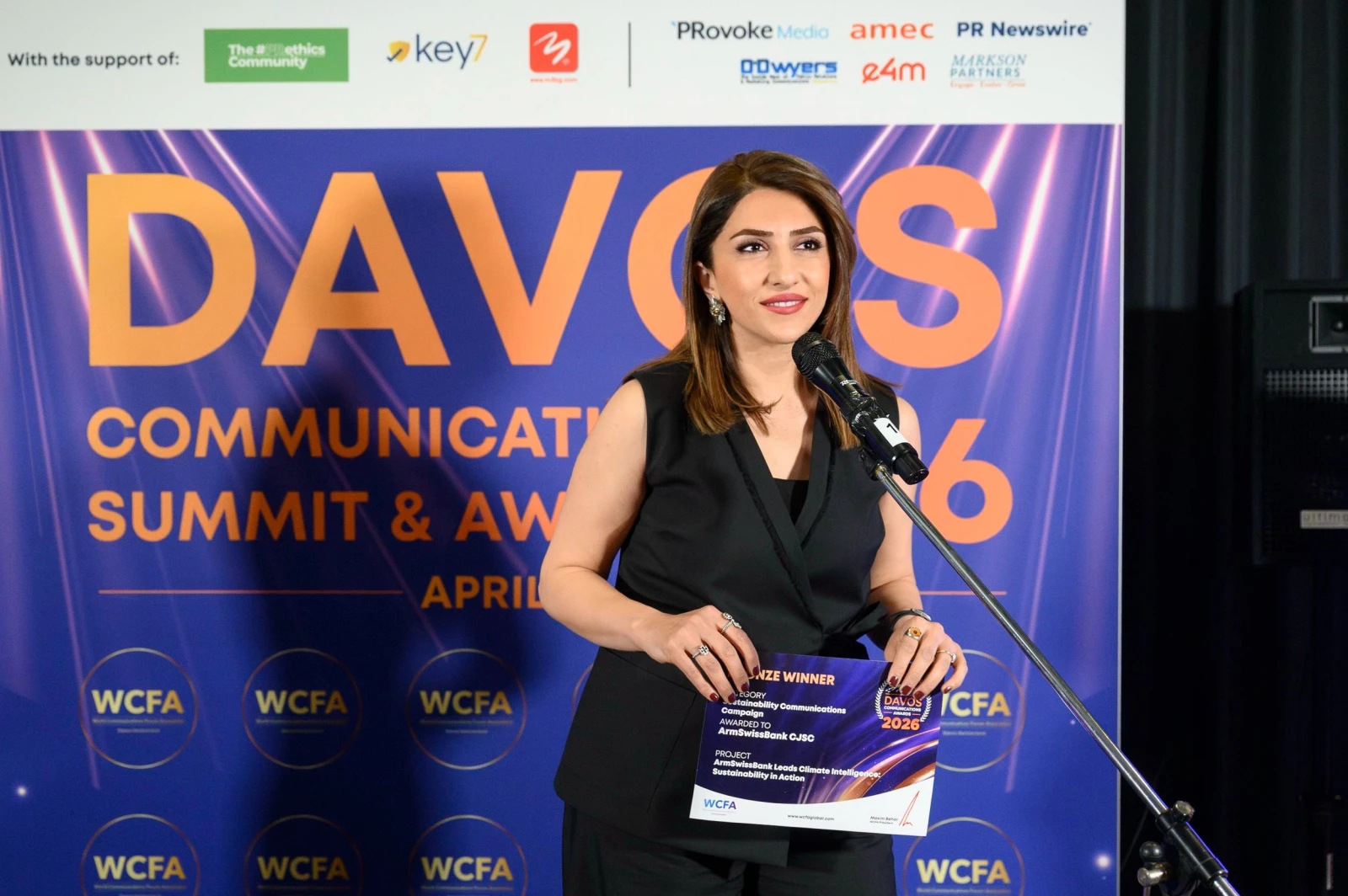 ARMSWISSBANK wins at the Davos Communications Awards 2026