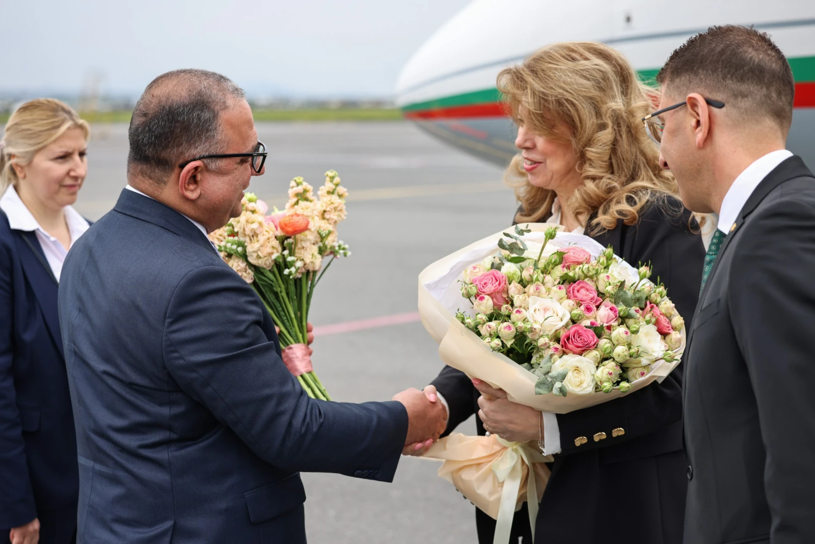 The President of Bulgaria arrived in Armenia
