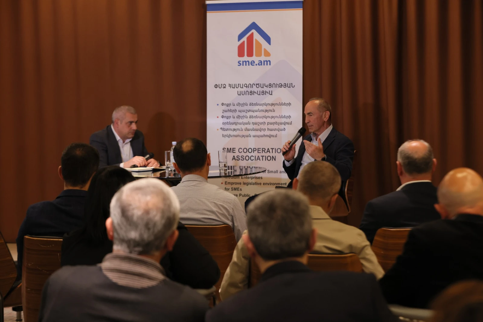 Փոքր ու միջին ձեռնարկատերերի որոշ առաջարկներ ներառվեցին մեր նախընտրական ծրագրում. Ռոբերտ Քոչարյան