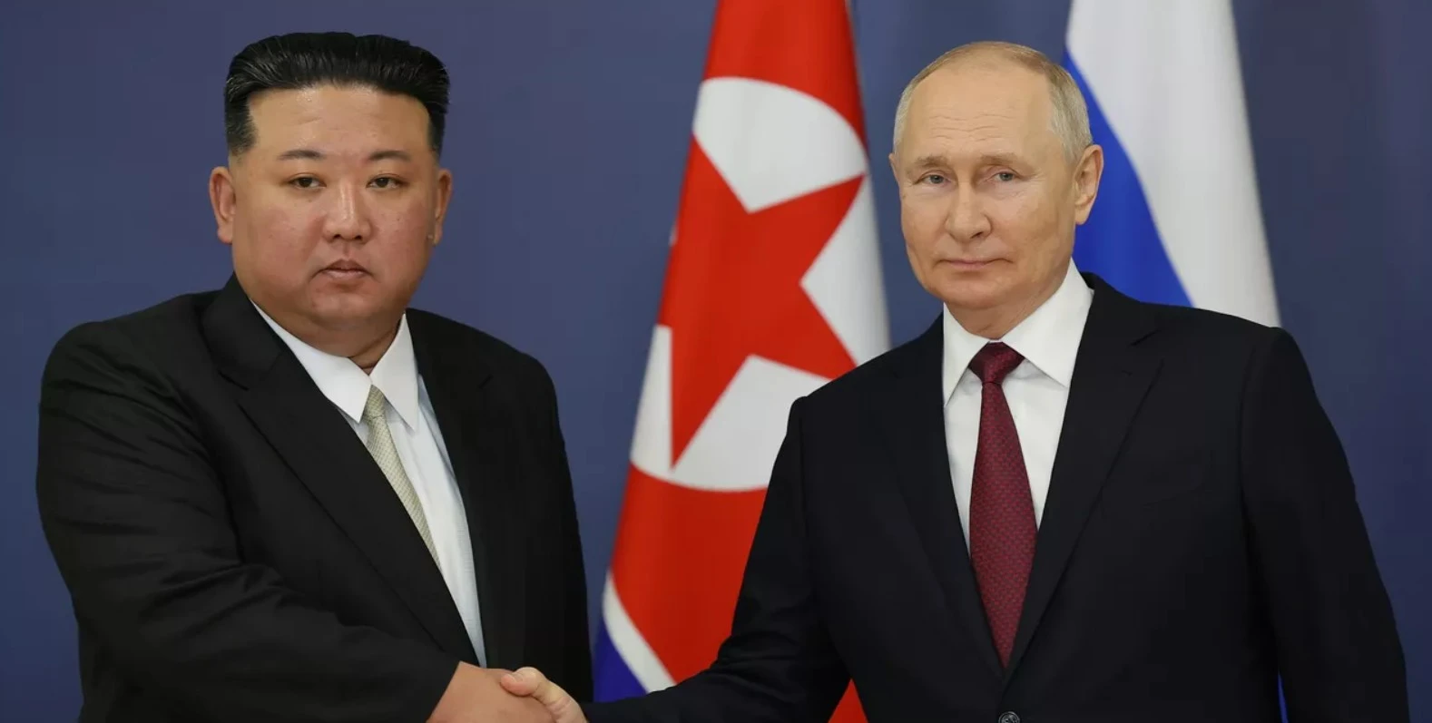 Kim Jong Un congratulates Putin on Victory Day