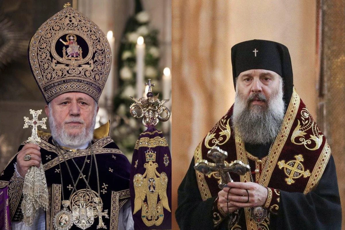 Католикос всех армян поздравил новоизбранного Католикоса-Патриарха всея Грузии