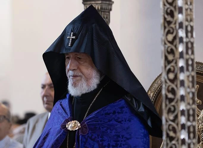 Catholicos of All Armenians: We shall unite, together strengthen our state in these difficult times