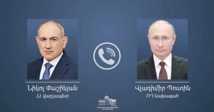 Armenia, Russia leaders have telephone conversation, agree to continue discussions in meeting format
