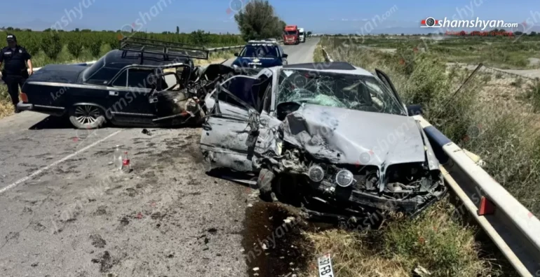Արևիկ-Եղեգնուտ ավտոճանապարհին բախվել են Mercedes-ը և Վոլգա-ն․ կան վիրավորներ