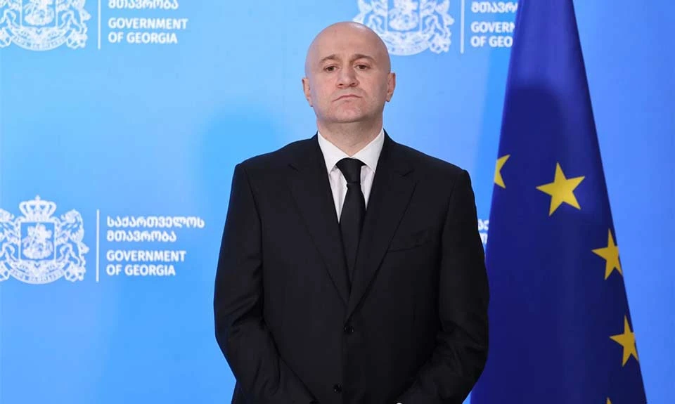 Georgia interior minister arrives in Armenia on first official visit