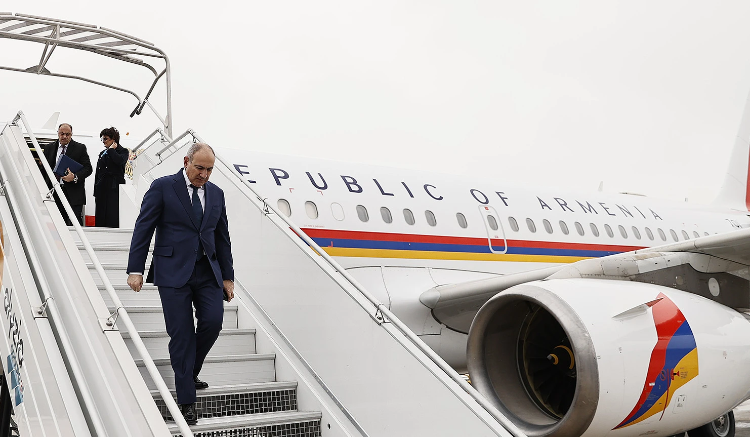 Armenia PM leaves for Iran to attend official farewell ceremony for late Supreme Leader Ali Khamenei