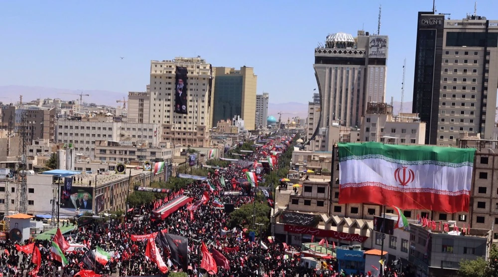 Millions gather in Mashhad to bid farewell to Ayatollah Khamenei