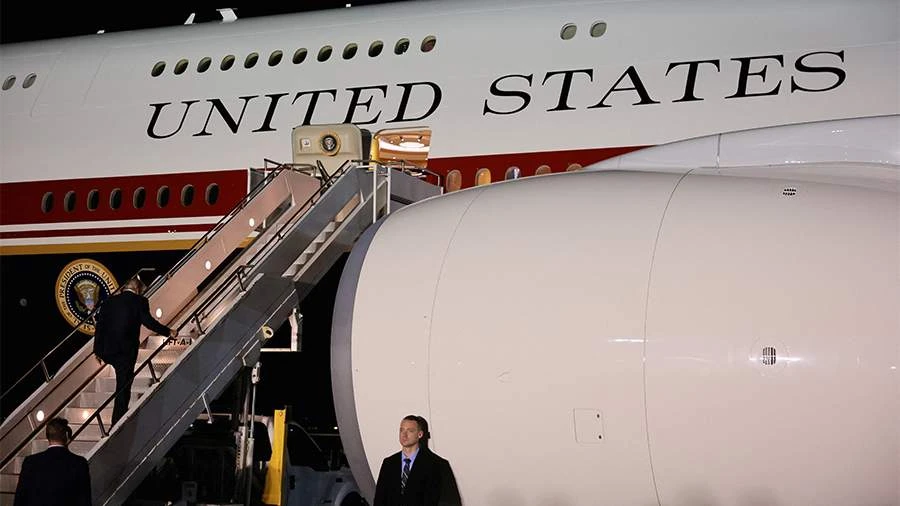 Трамп использовал старый самолет для возвращения из Анкары в Вашингтон